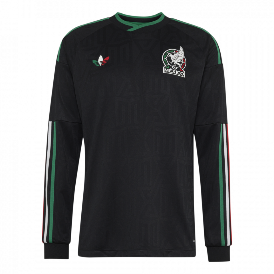 adidas Mexico 2026 Men's Third Authentic Long Sleeve Jersey